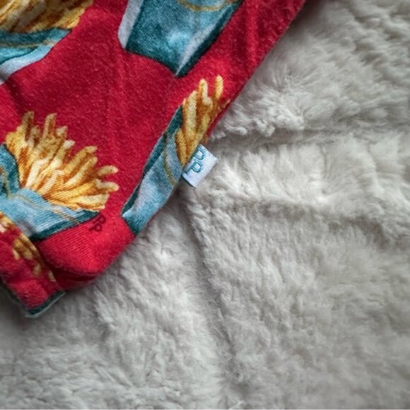 Posh Peanut | “Time Fries” Red Ruffle Butt Shorts Romper | Size 6-9 Months - Picture 6 of 11